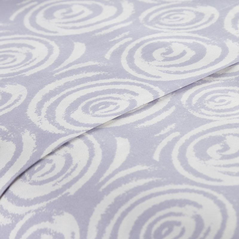 Ensemble de draps en microfibre Vilano Choice, Très grand californien, Lavande