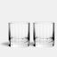 Fluted Handmade Crystal Drinking Glass-702663485