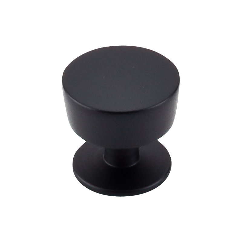 Essex 1 3/16" Diameter Round Knob, Black