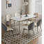 Cream-style Rectangular Sintered Stone Dining Table-1613704609