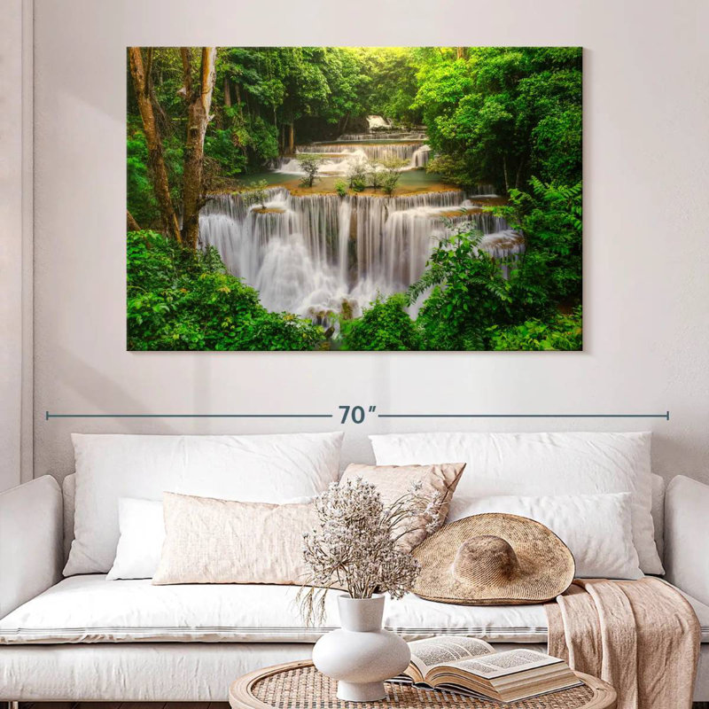 Alvord Dazzling Huai Mae Khamin Waterfall, 34" H x 51" W