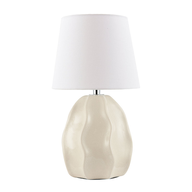 25Cm Cream Table Lamp Base
