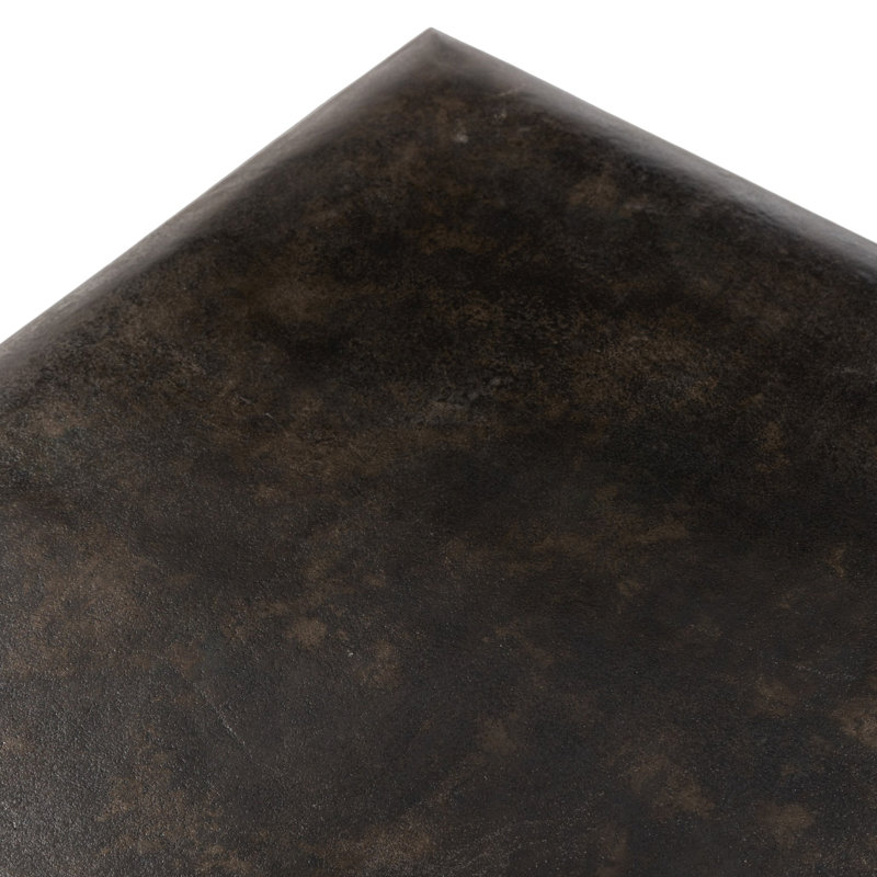 Ziven Outdoor Coffee Table-55.5"-Distressed Bronze