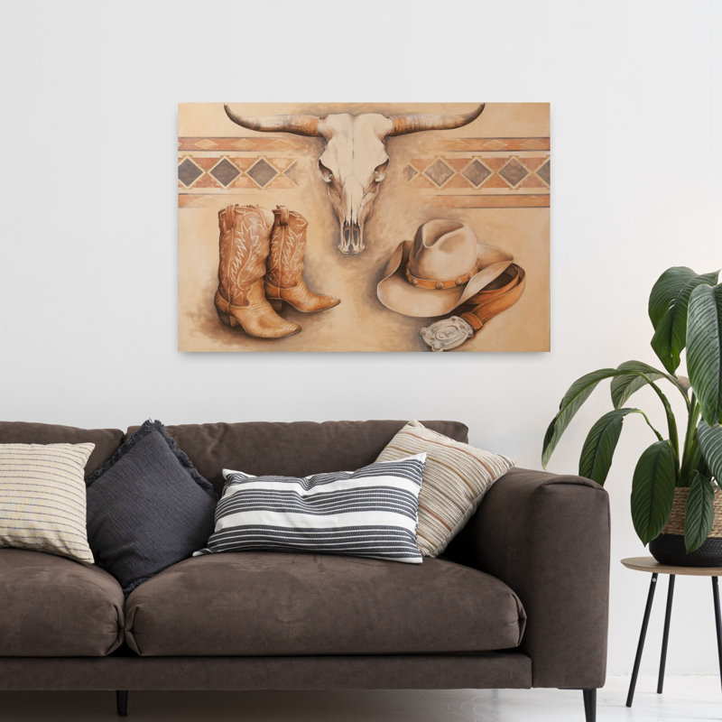Rodeo Rebels, art contemporain abstrait, H 48 po x l 32 po