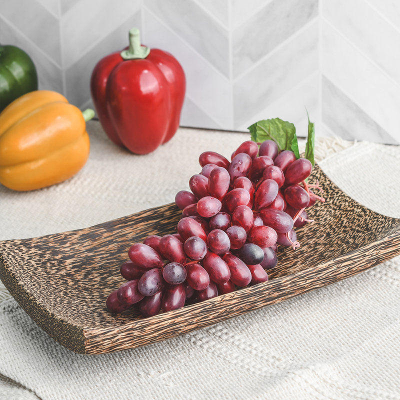 Plat / plateau de cuisine en bois naturel sculpté à la main Vintage