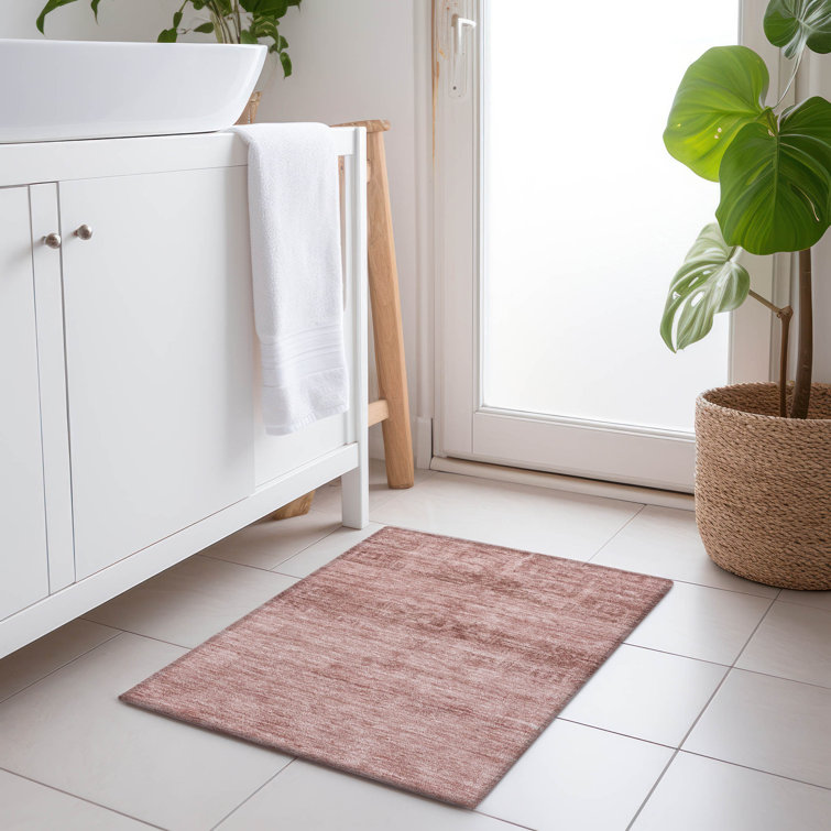 Machine Washable Indoor/Outdoor Claudian ACN1647 Blush Rug