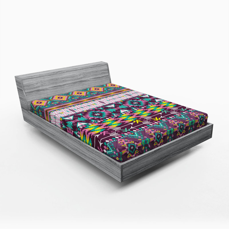 Drap-housse tribal ikat, Drap-housse de taille double