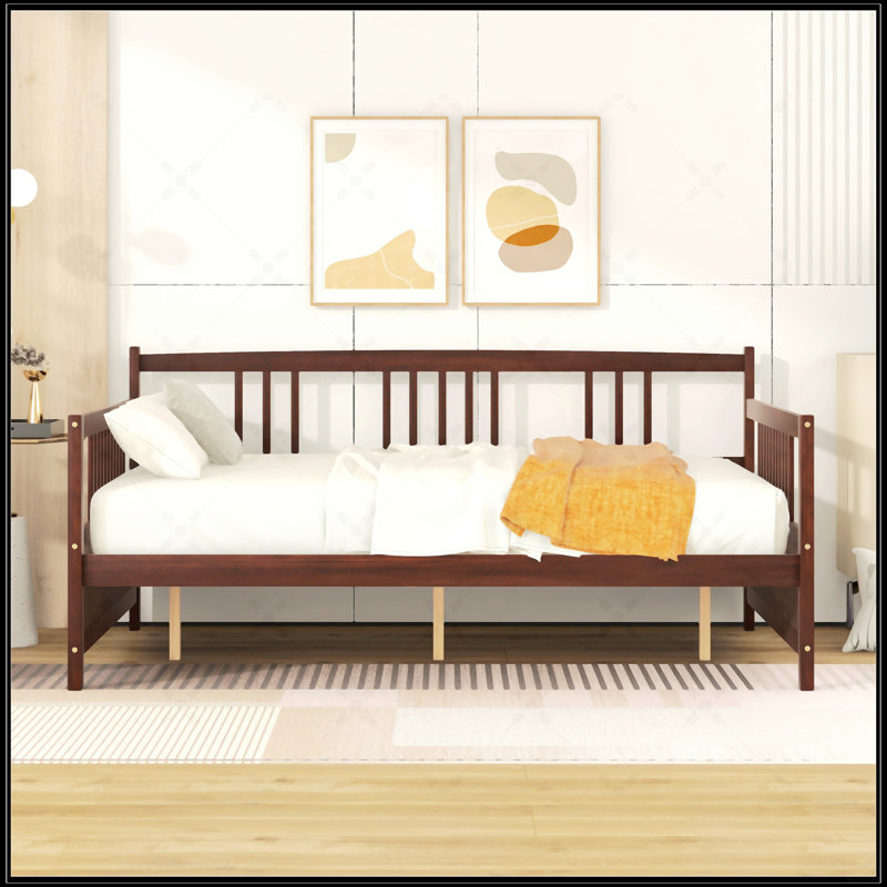 Full Size Daybed With Support Legs, Espresso