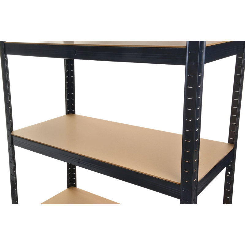 90cm W Metal Shelving Unit, 180cm H x 90cm W x 40cm D