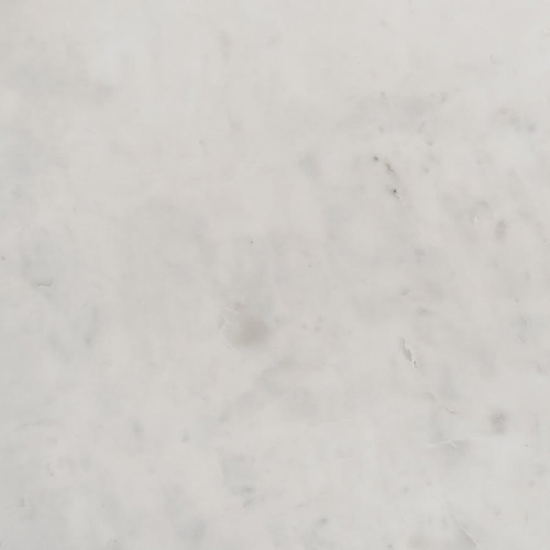 Table de bout ronde en marbre véritable Pyle