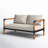 Alekai 61.4'' Wide Iron Loveseat with Cushions