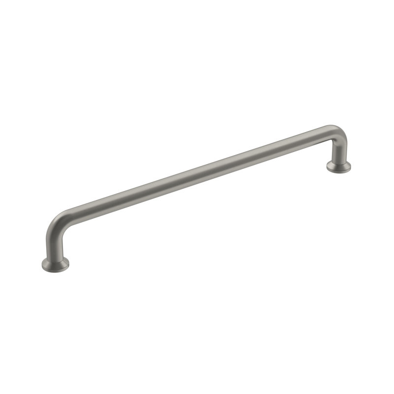 Poignée d'armoire en nickel satiné centre à centre de 7-9 / 16 po (192 mm) Factor, Nickel satiné, 7 9/16"