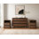 Ensemble de chambre à coucher 3 pièces, commode 6 tiroirs et ensemble de table de chevet 2 pièces