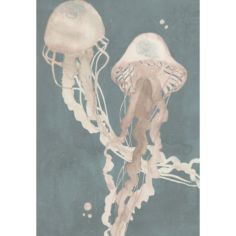 Jellyfish Dance I - Wrapped Canvas Print, 152cm H x 102cm W x 4cm D