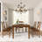 Rectangular 47.2" to 62.9"-Inch Extendable Solid Wood Dining Table For 4-6 Person-280776654