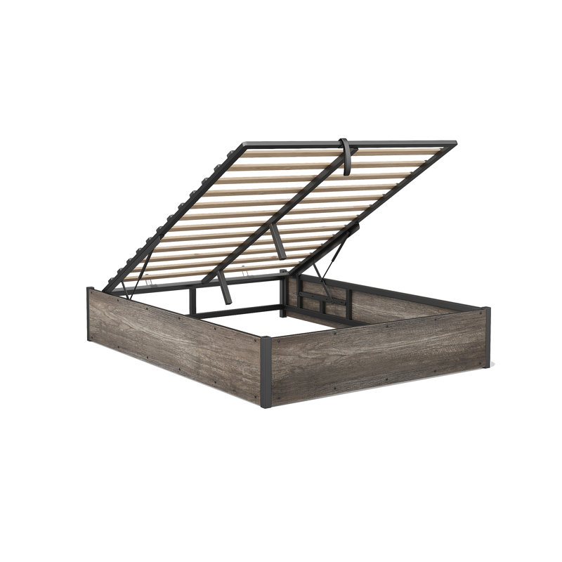 Lit de rangement Shila, Grand, gris