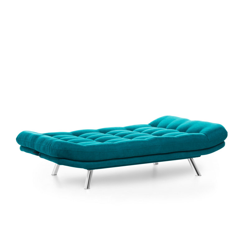 Canapé sans accoudoirs 23 po, Velours vert
