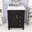 Meuble-lavabo avec lavabo en céramique, 2 tiroirs et tablette réglable-2043254266