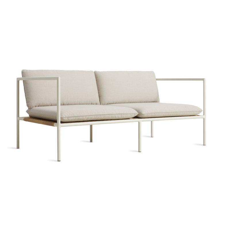 Causeuse d'extérieur 2 jours Dog Days, Tissu Sunbrella, White
