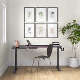 Lamaiyah L-Shaped Gaming Computer Desk
