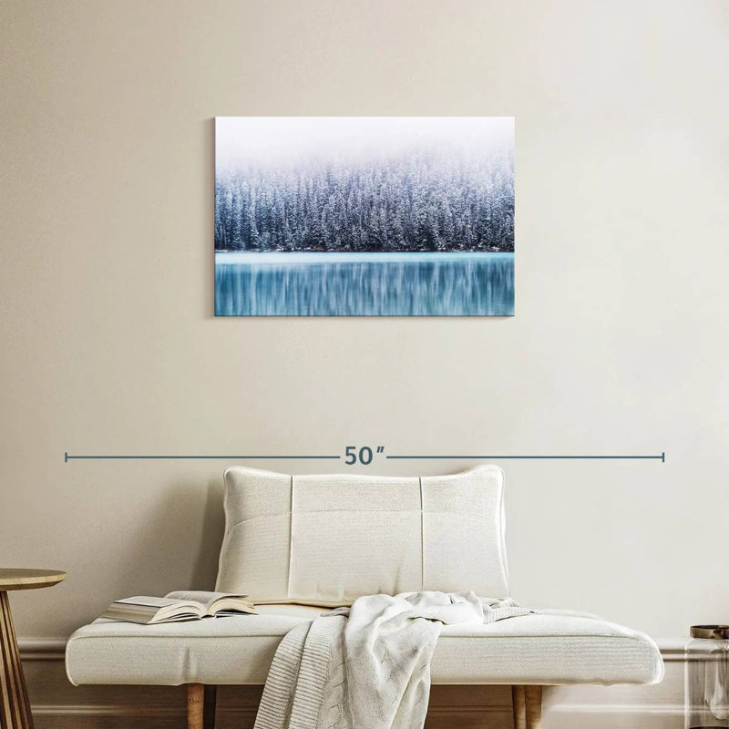 Alvord Lake Louise en hiver, H 20 po x l 30 po