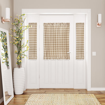 Anthelme Semi Sheer French Door Curtain Single Panel