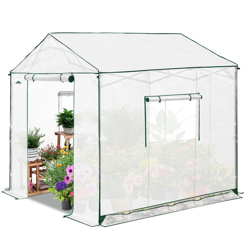 Serre 8x8, Blanc