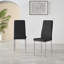 Eubanks Modern Round Dining Table Set in Glass and Chrome with 4 Luxury Faux Leather Chairs-433380136
