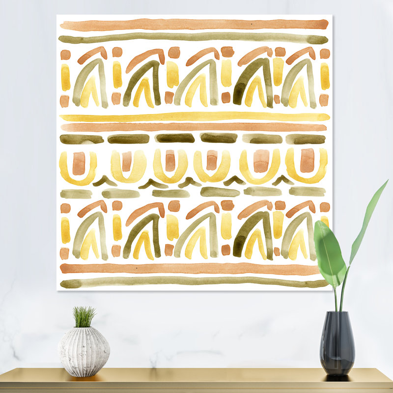 Ornement pierre pastel d'été VI - on, H 16 po x l 16 po x P 1 po, Toile tendue