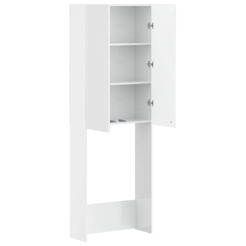 Over the Toilet Storage, High Gloss White