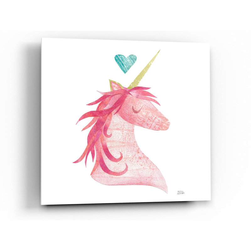 Epic Art «Unicorn Magic I Heart Sq» par Melissa Ave «Unicorn Magic I Heart Sq» par Melissa Averinos