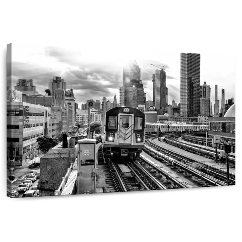 Mehar Line 7 Subway, 26" H x 39" W