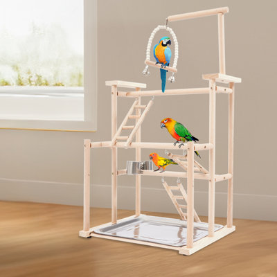 Large Bird Large Parrot Play Gym Bird Cage PawHut Large Parrot