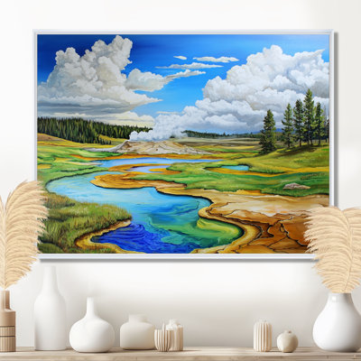 Yellowstone Majesty Lake I - Wyoming Canvas Print