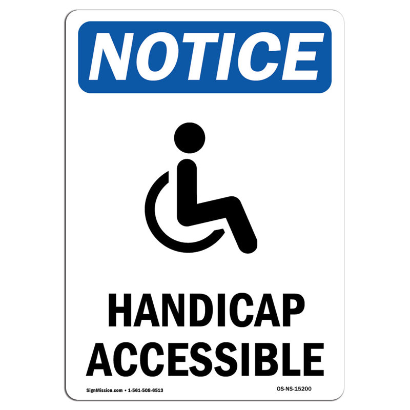 Accessible Sign