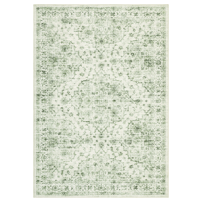Vintage Look Synthetic Area Rug, Rectangle 200 cm x 290 cm