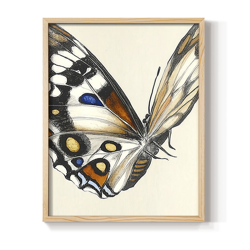 Reproduction encadrée ANIMALS série ACCD - bois massif, H 11 po x l 9 po
