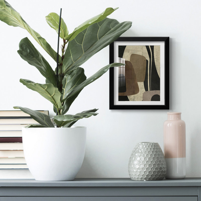 Retro Form Collage II -Framed Print, 28.5" H x 20.5" W