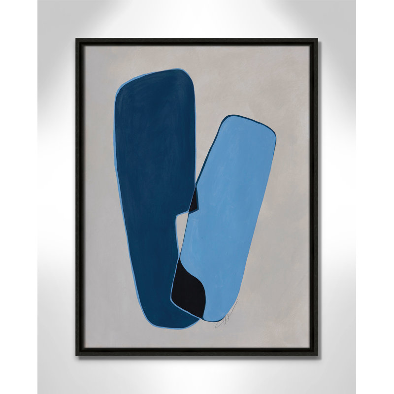 In Unity II by Filippo Ioco For Casa Fine Arts, 25.5" H x 19.5" W x 2" D, Espresso Framed