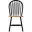 Chaise d'appoint à dossier Windsor en bois massif Tolman-352745931