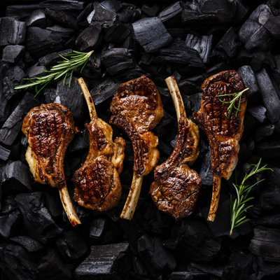 " Grilled Lamb Ribs "