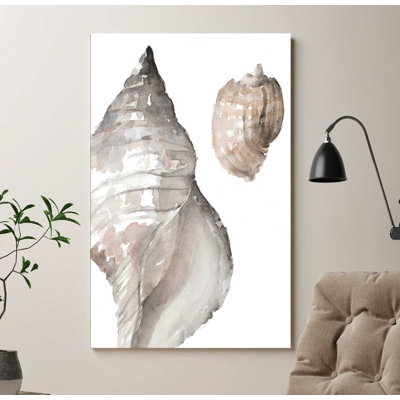 «Tonal Shell I», reproduction de peinture à l'aquarelle