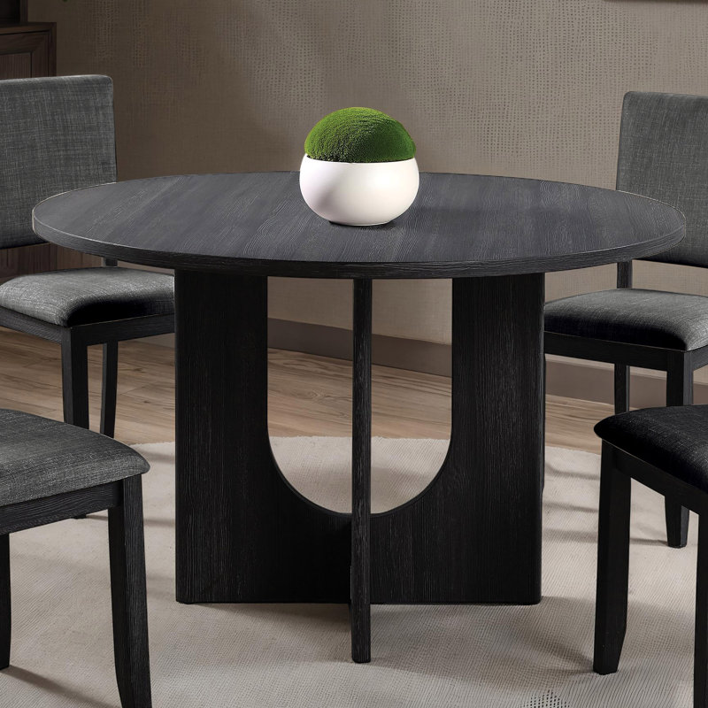 Table de salle à manger Quain, Gris