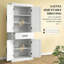 Kitchen Pantry Cabinet,Tall Kitchen Cabinet,With Drawer,5-Tier Shelf And Adjustable Shelves
