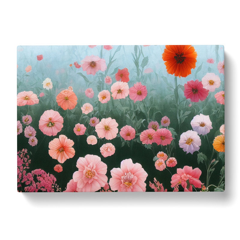 Astounding Flower Market - Wrapped Canvas, 35cm H x 50cm W x 3cm D