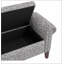 Repose-pieds de rangement Conrad Un choix confortable, de multiples fonctions, un design classique et des coins confortables