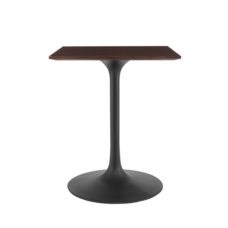 Lippa Square Wood Dining Table, Cherry Walnut, 24"L x 24"W