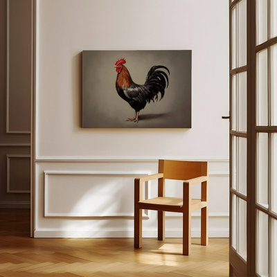 Canvas Wall Art Realistic Rooster Wall Art Decor For Farmhouse Vintage Poster Print Home Decor
