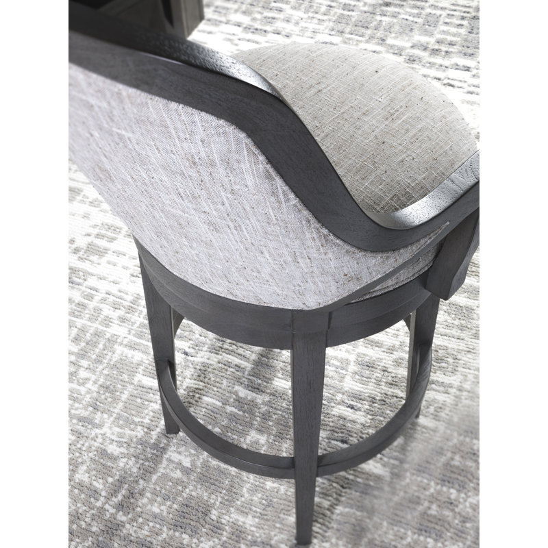 Appellation Upholstered Swivel Barstool, Counter Stool (25" Seat Height)