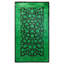 Tapis vert contemporain en laine noué à la main Correll 3 pi 2 po x 5 pi 5 po